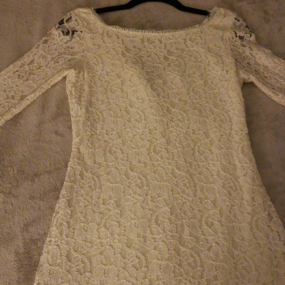 ivory lace diane von furstenberg dress